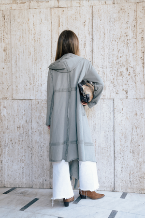 Over You Midi Cardigan in Olive