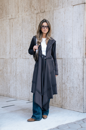 Over You Midi Cardigan in Brown