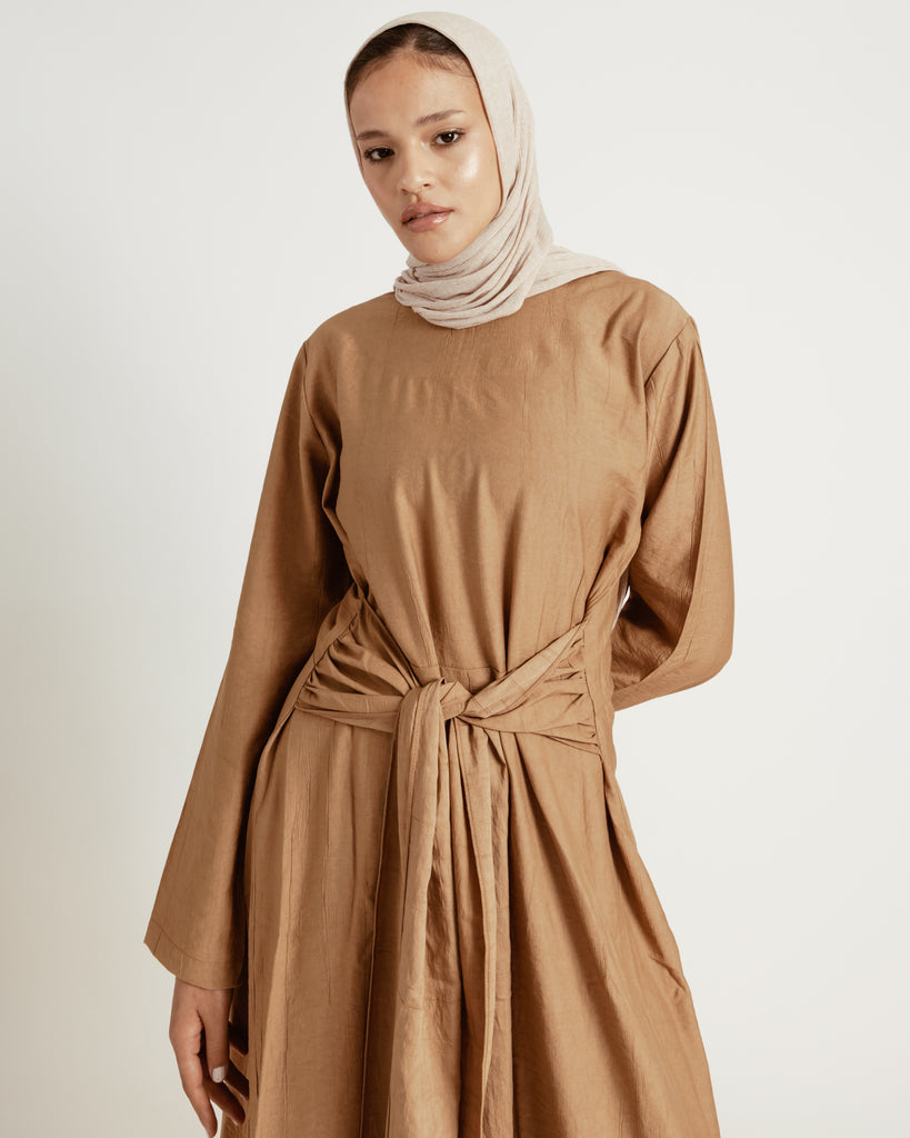 Knot Your Average Dress in Cinnamon