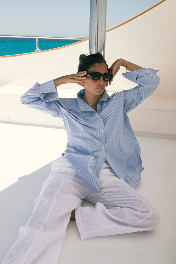 Livin’ In Linen Pants in White