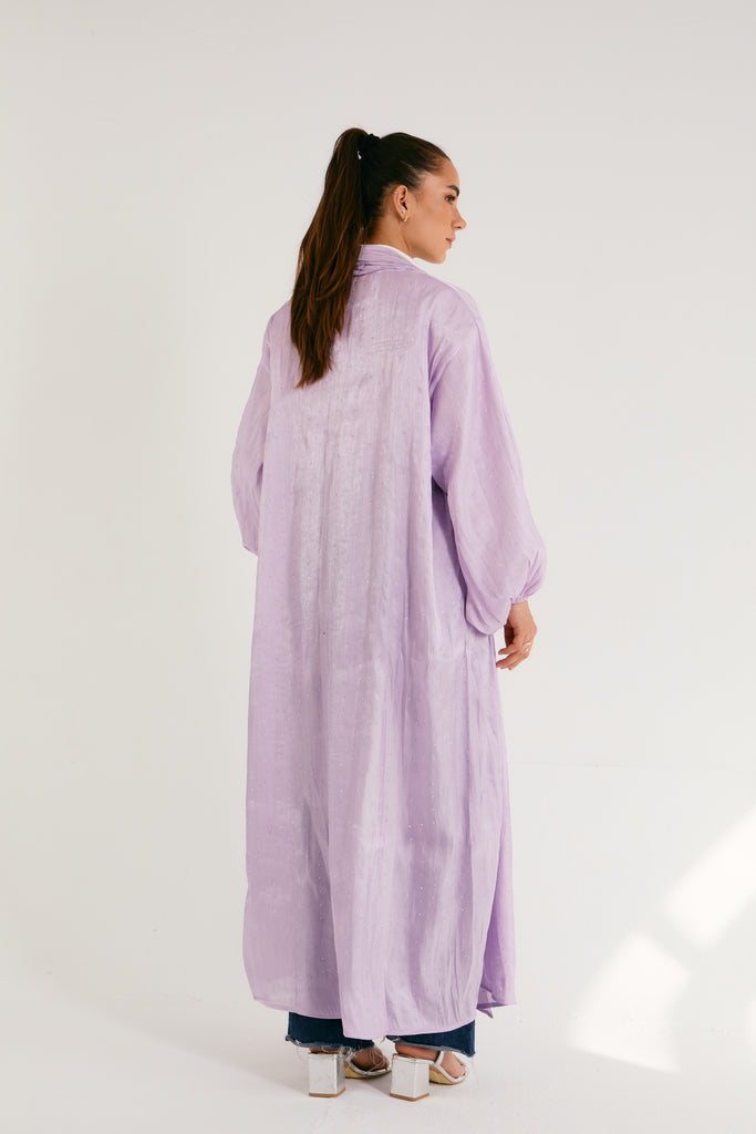 Bedazzled Kaftan in Lilac