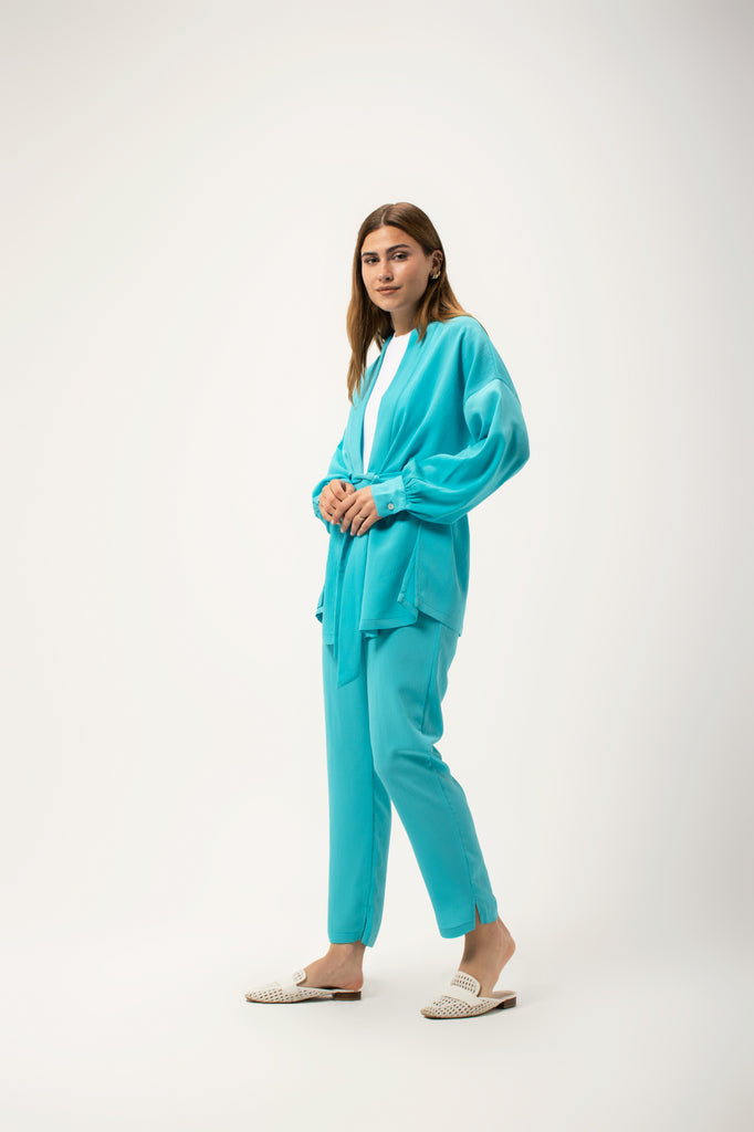 Stay Cool Set in Turquoise Blue