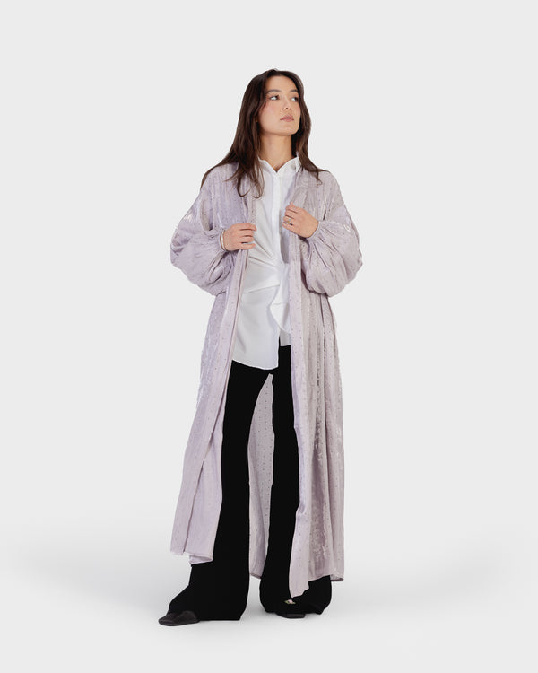 Bedazzled Kaftan in Silver