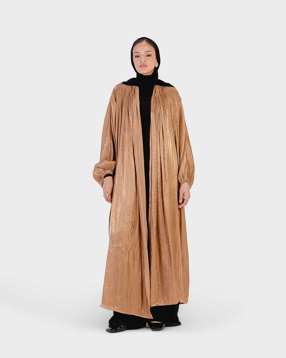 Bedazzled Kaftan in Caramel
