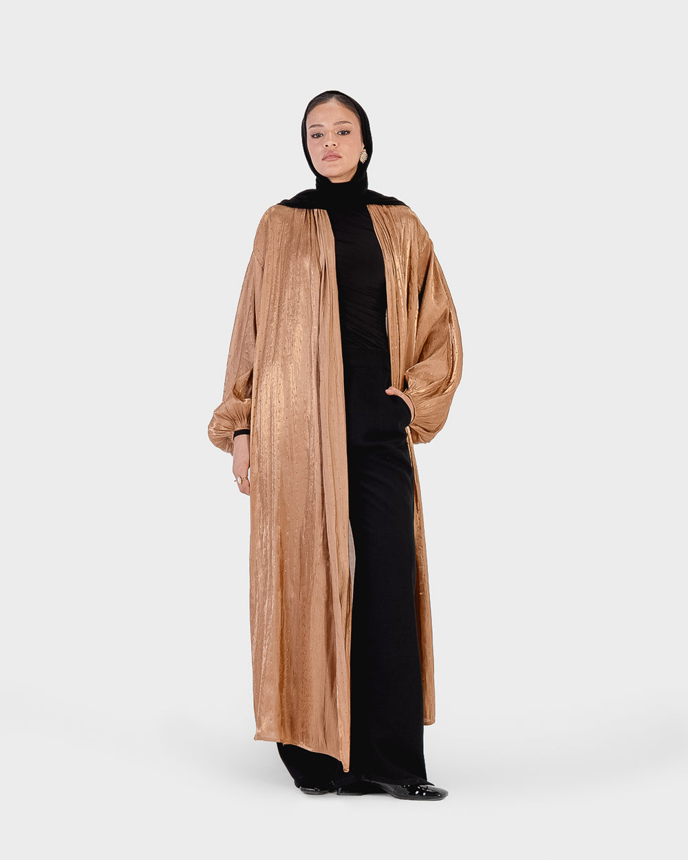 Bedazzled Kaftan in Caramel