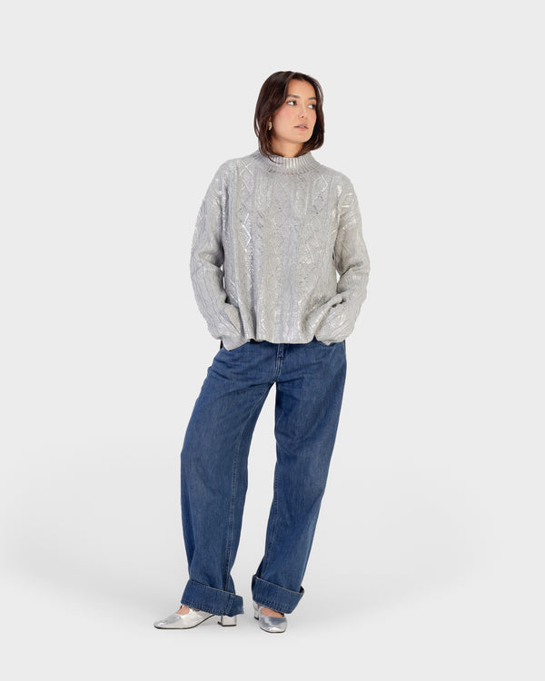 Stardust Sweater in Silver