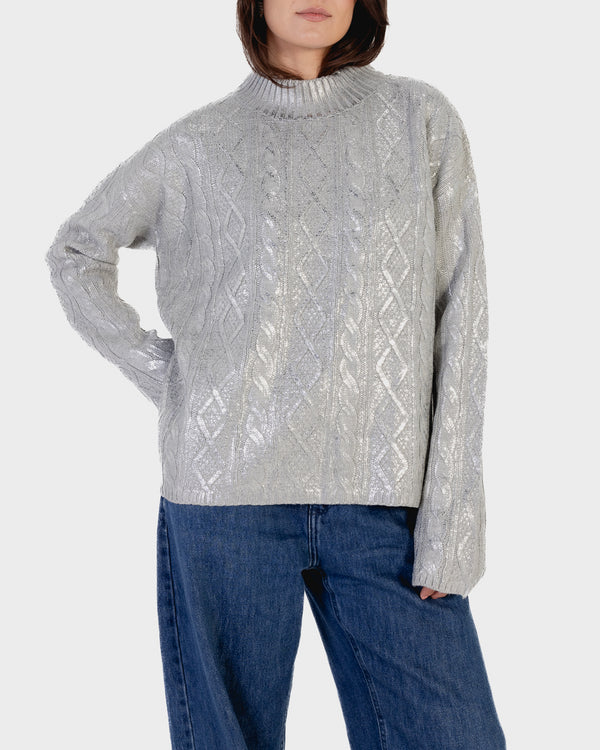 Stardust Sweater in Silver