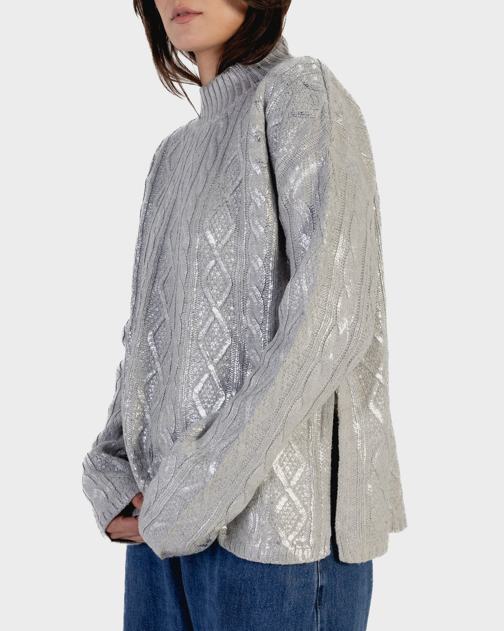 Stardust Sweater in Silver