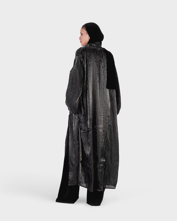 Bedazzled Kaftan in Black