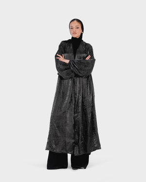 Bedazzled Kaftan in Black