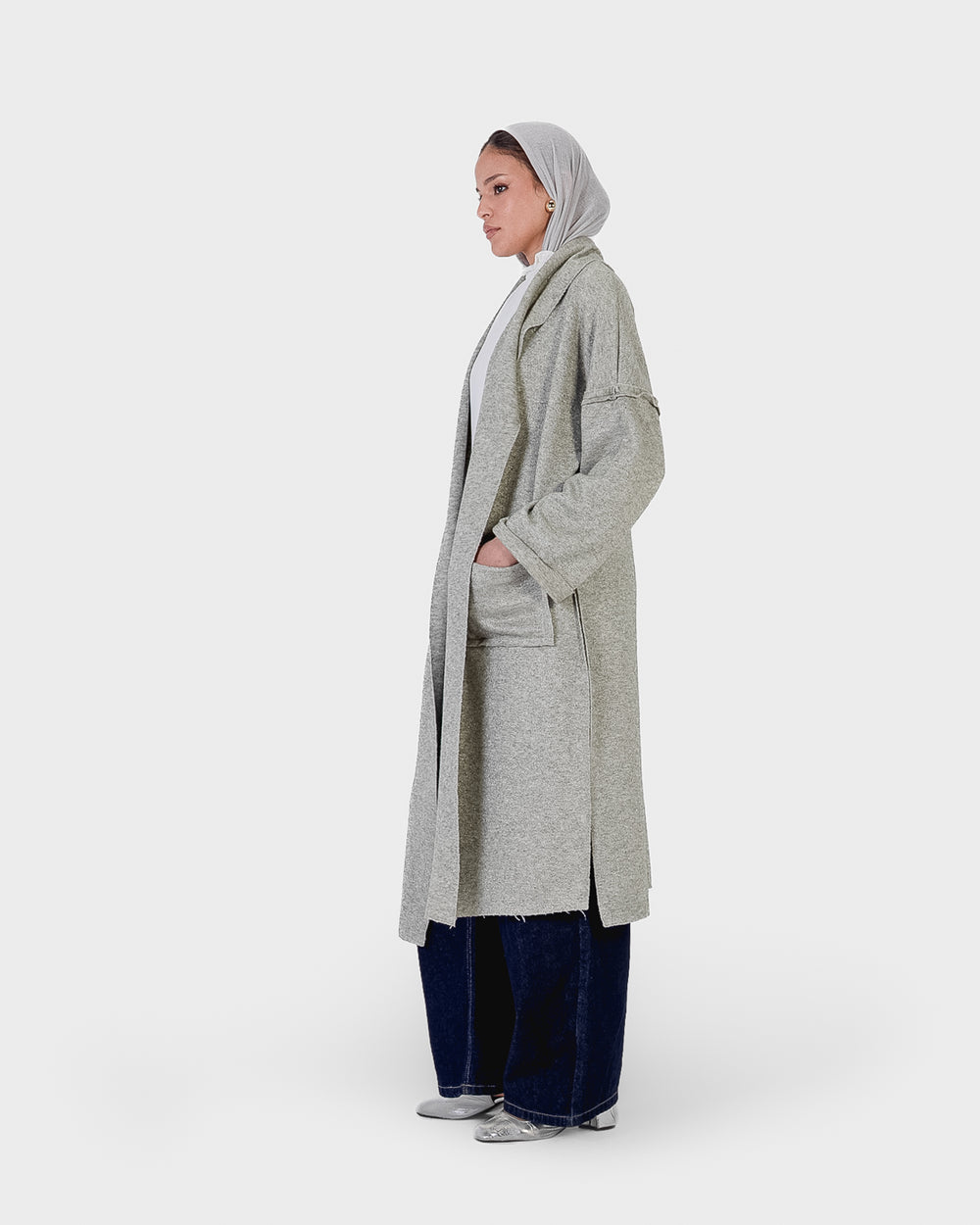Autumn Joy Coat in Shimmery Mint