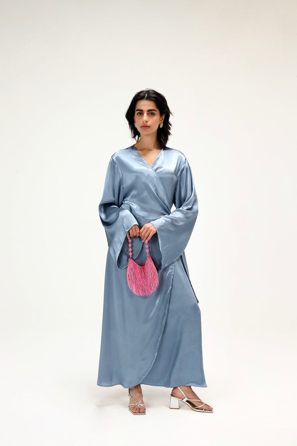 Easy To Love Dress in Steel Blue