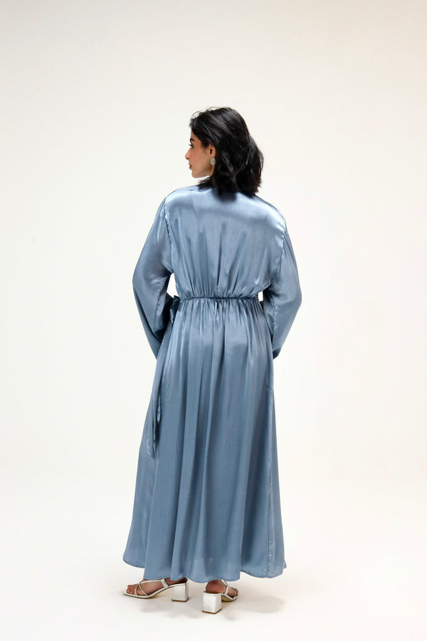 Easy To Love Dress in Steel Blue