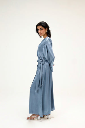 Easy To Love Dress in Steel Blue