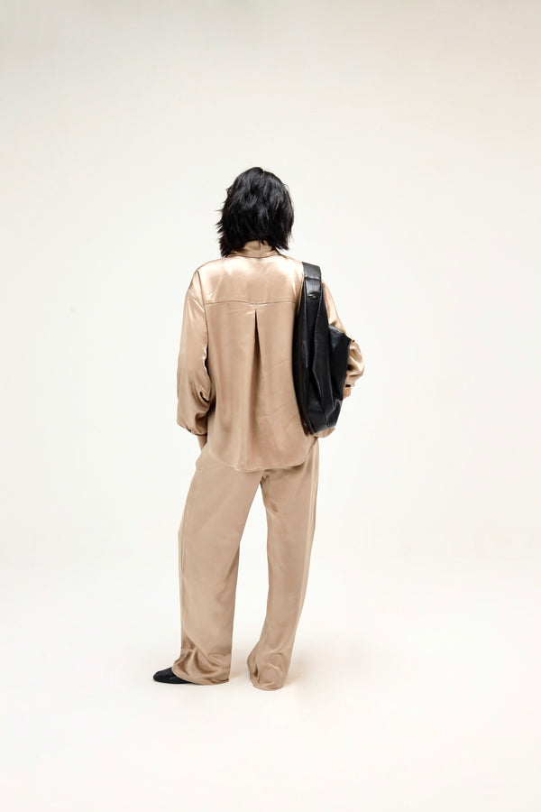 Around Town Satin Shirt