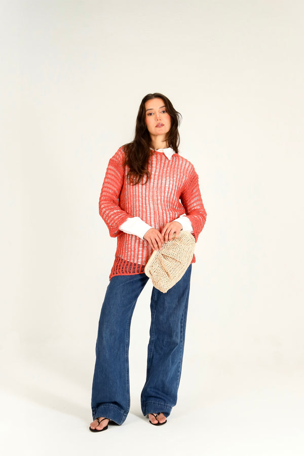 Island Dream jumper in Brick