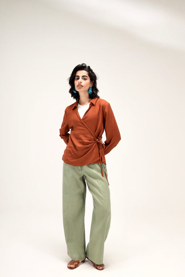 Livin’ In Linen Pants in Olive