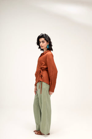 Livin’ In Linen Pants in Olive