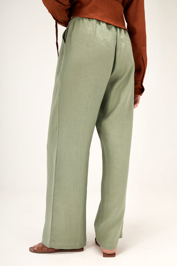 Livin’ In Linen Pants in Olive