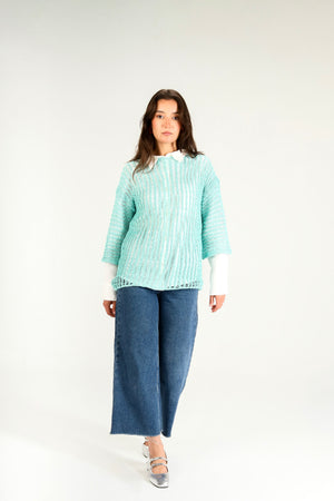Island Dream jumper in Tiffany