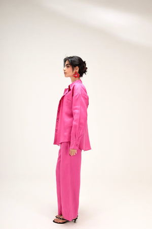Livin’ In Linen Pants in Magenta