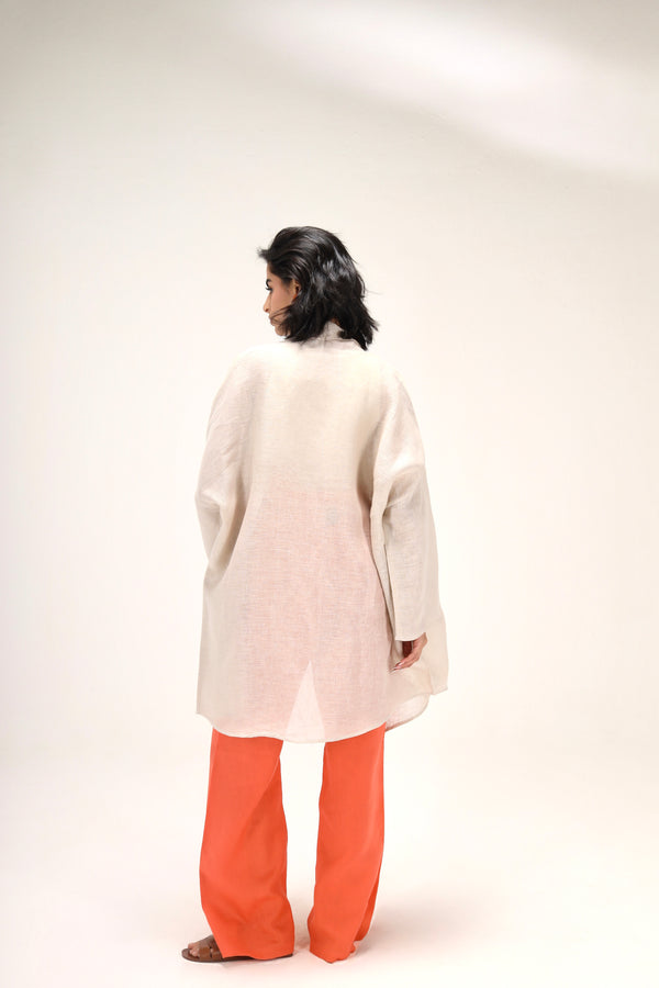 Livin’ In Linen Pants in Burnt Orange