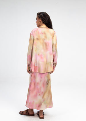 Slip Satin Dress in Champagne