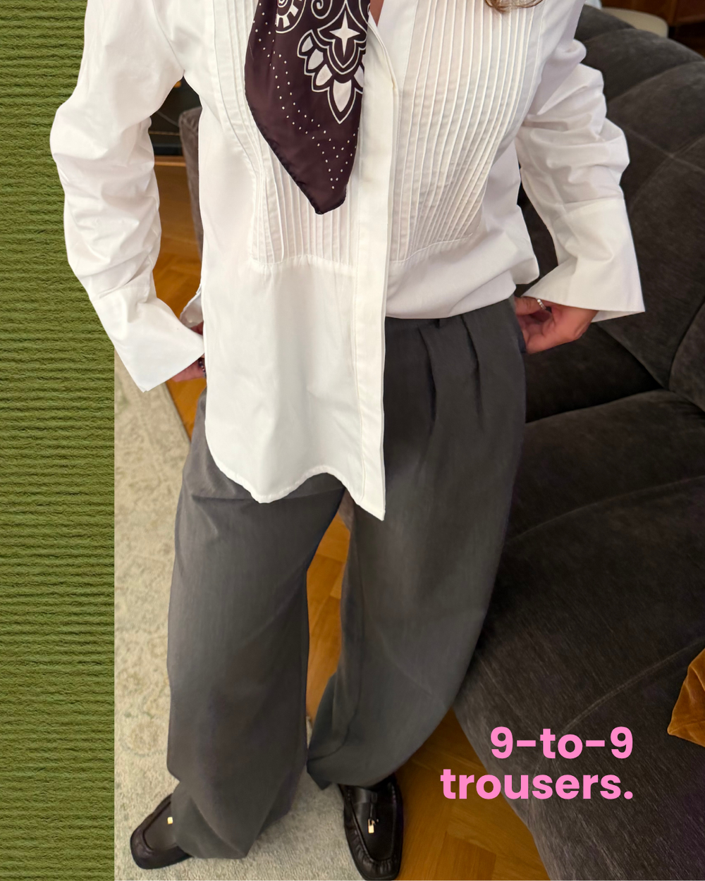 Gutsy Trousers in Grey