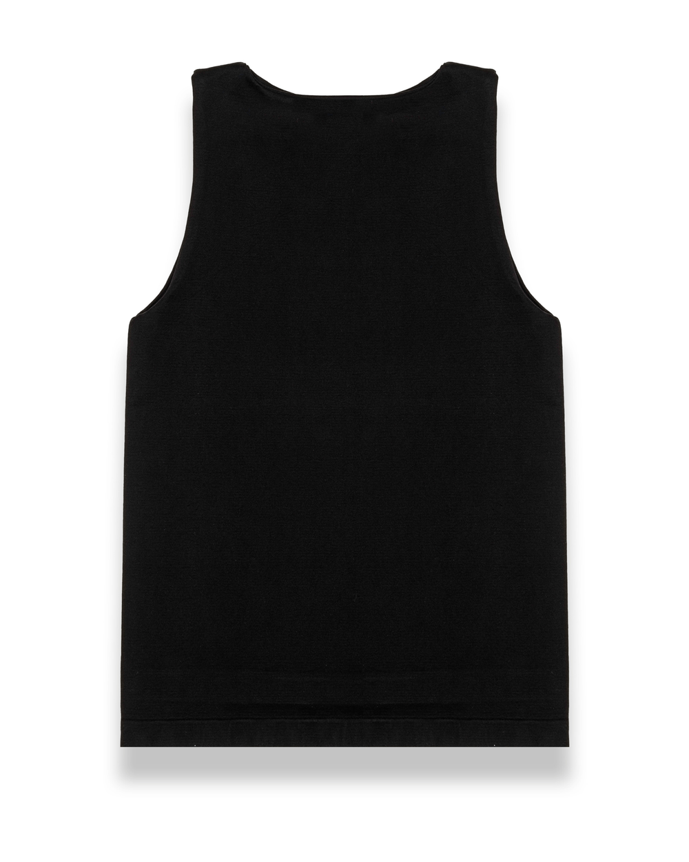 Straight Cut Basic Top in Black