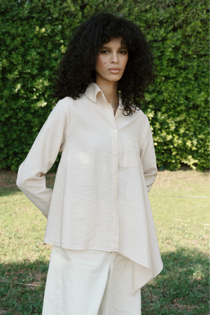 Bottom Line Shirt in Beige