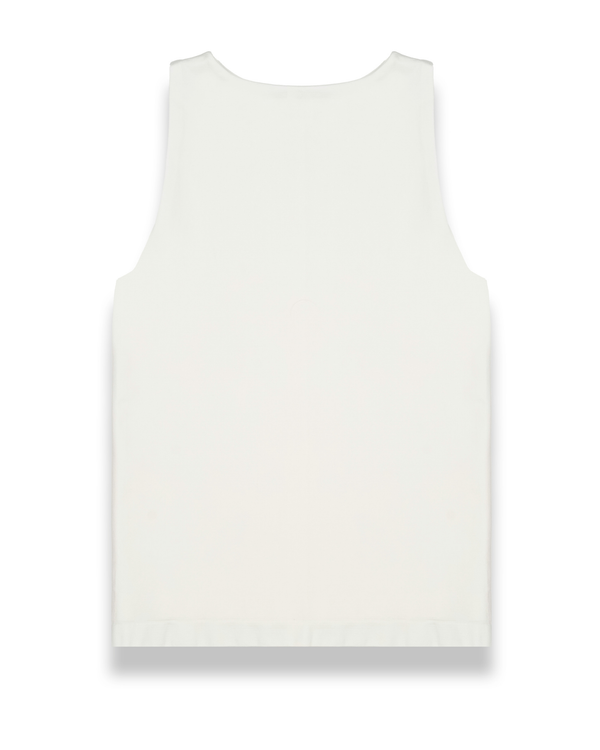 Straight Cut Basic Top in Off-White