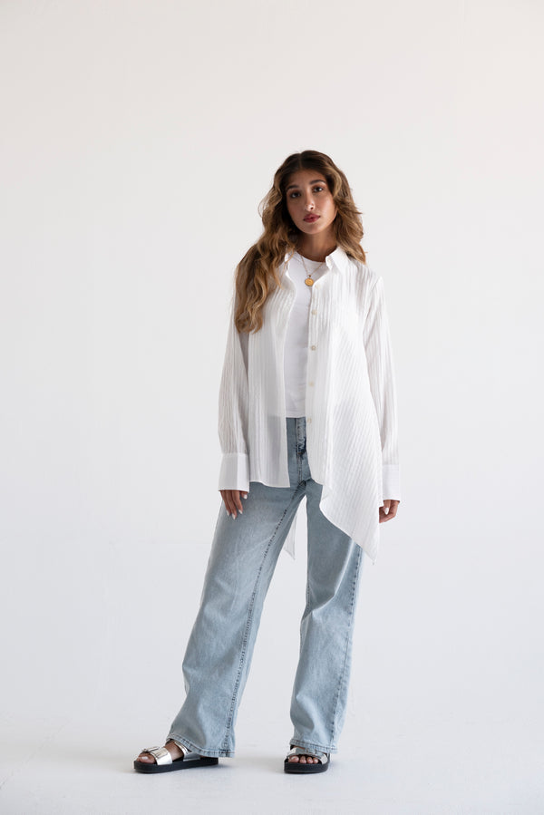 Bottom Line Shirt in White