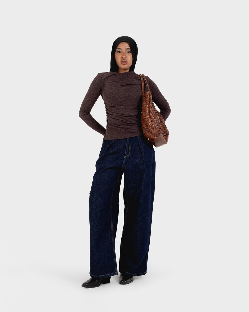 Hot Glam Top in Brown