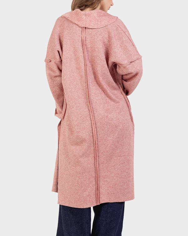 Autumn Joy Coat in Shimmery Pink