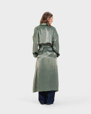 Shimmer Trench in Green