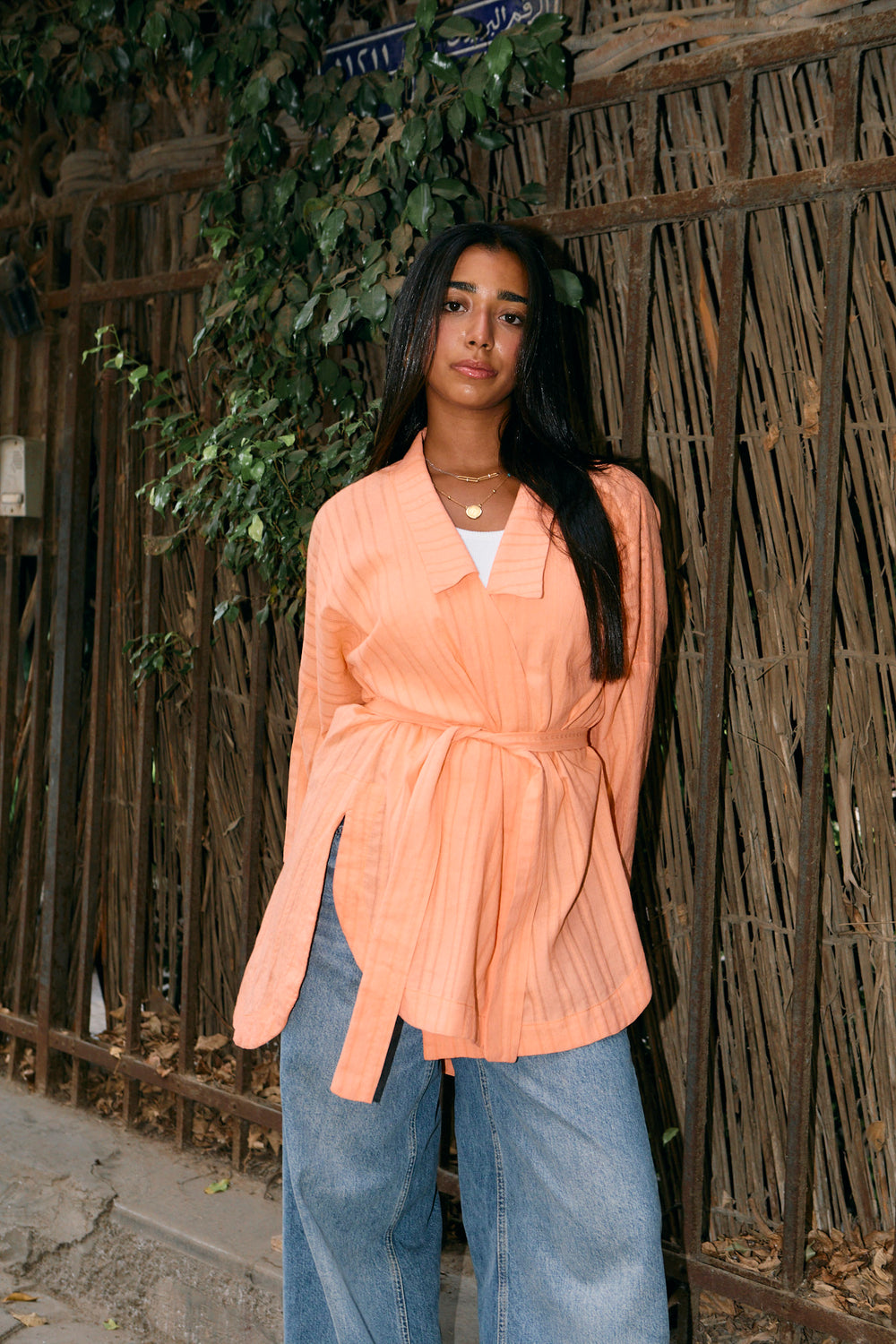 Swept Away Shirt in Orange