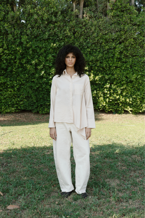 Bottom Line Shirt in Beige