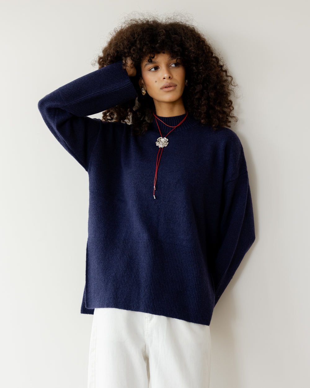 Good Feels Sweater in Navy