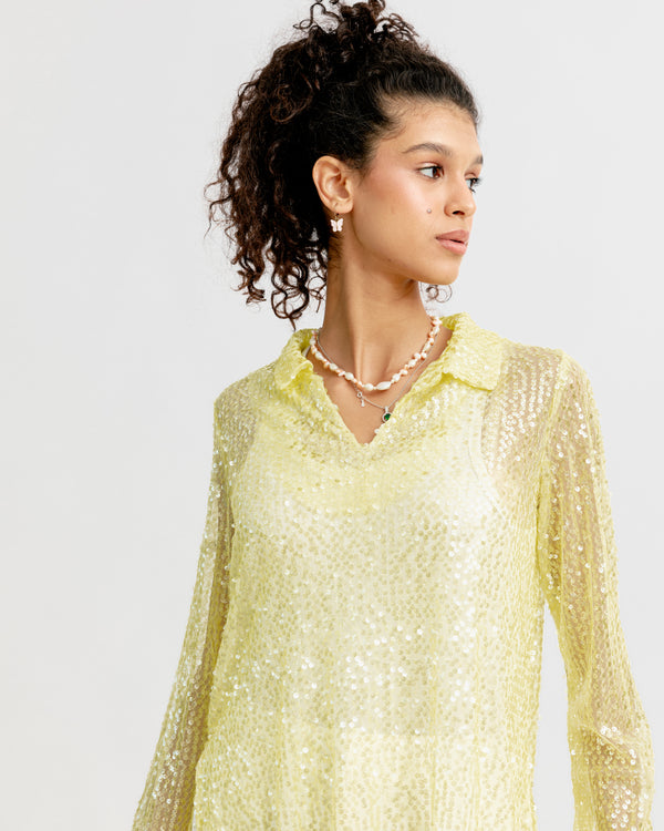 Hotline Bling Top in Yellow