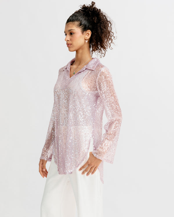Hotline Bling Top in Purple