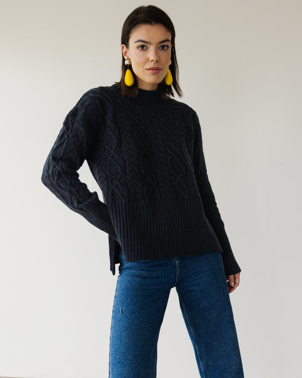 Cherry On Top Sweater in Black