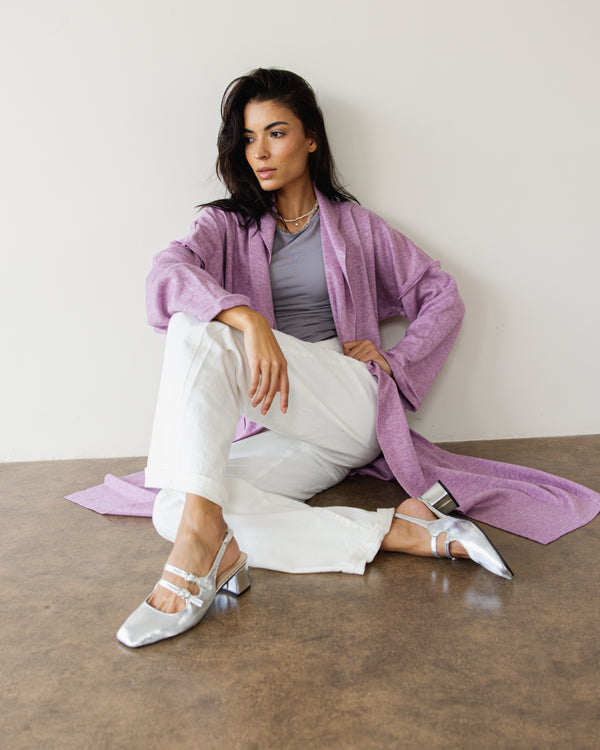 Autumn Joy Coat in Light Purple