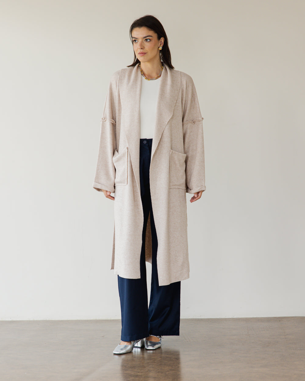 Autumn Joy Coat in Beige
