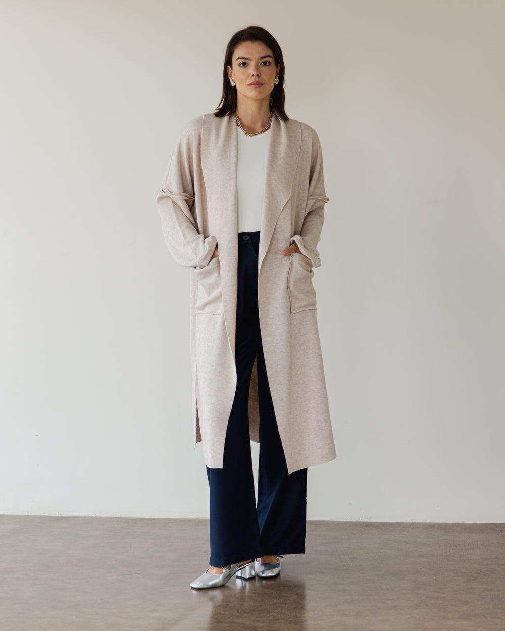 Autumn Joy Coat in Beige