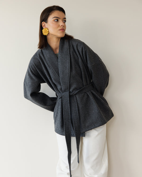 In My Feelings Coat in Grey