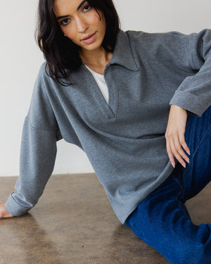 Hustler Sweater in Dark Grey