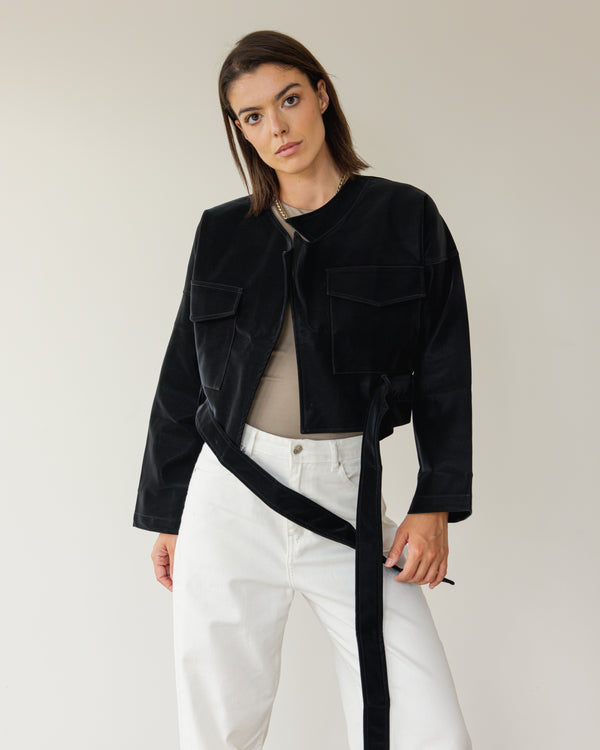 Fast Lane Moto Jacket in Black