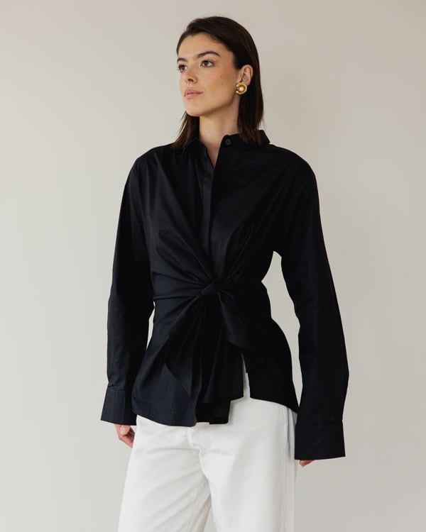Forever Wrap Top in Black