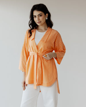Swept Away Shirt in Orange