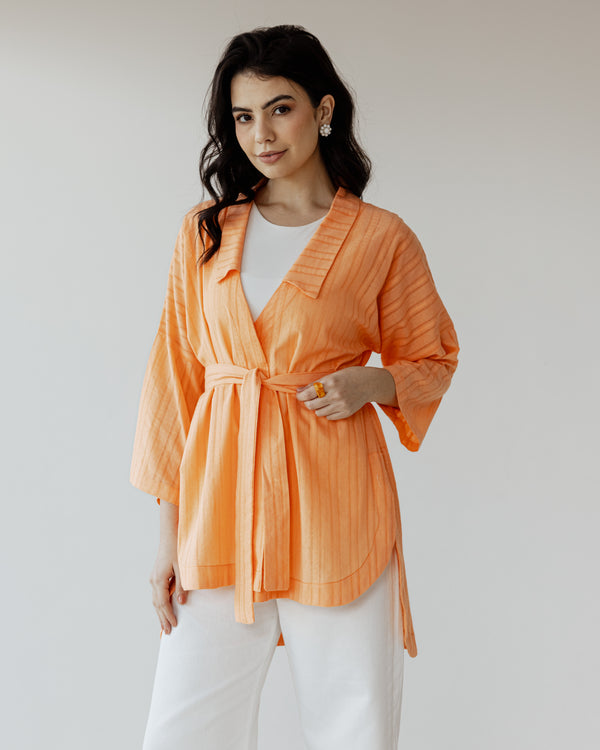 Swept Away Shirt in Orange